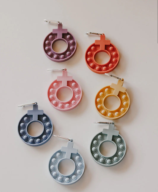 Decade Rosary Pop-It Keychain