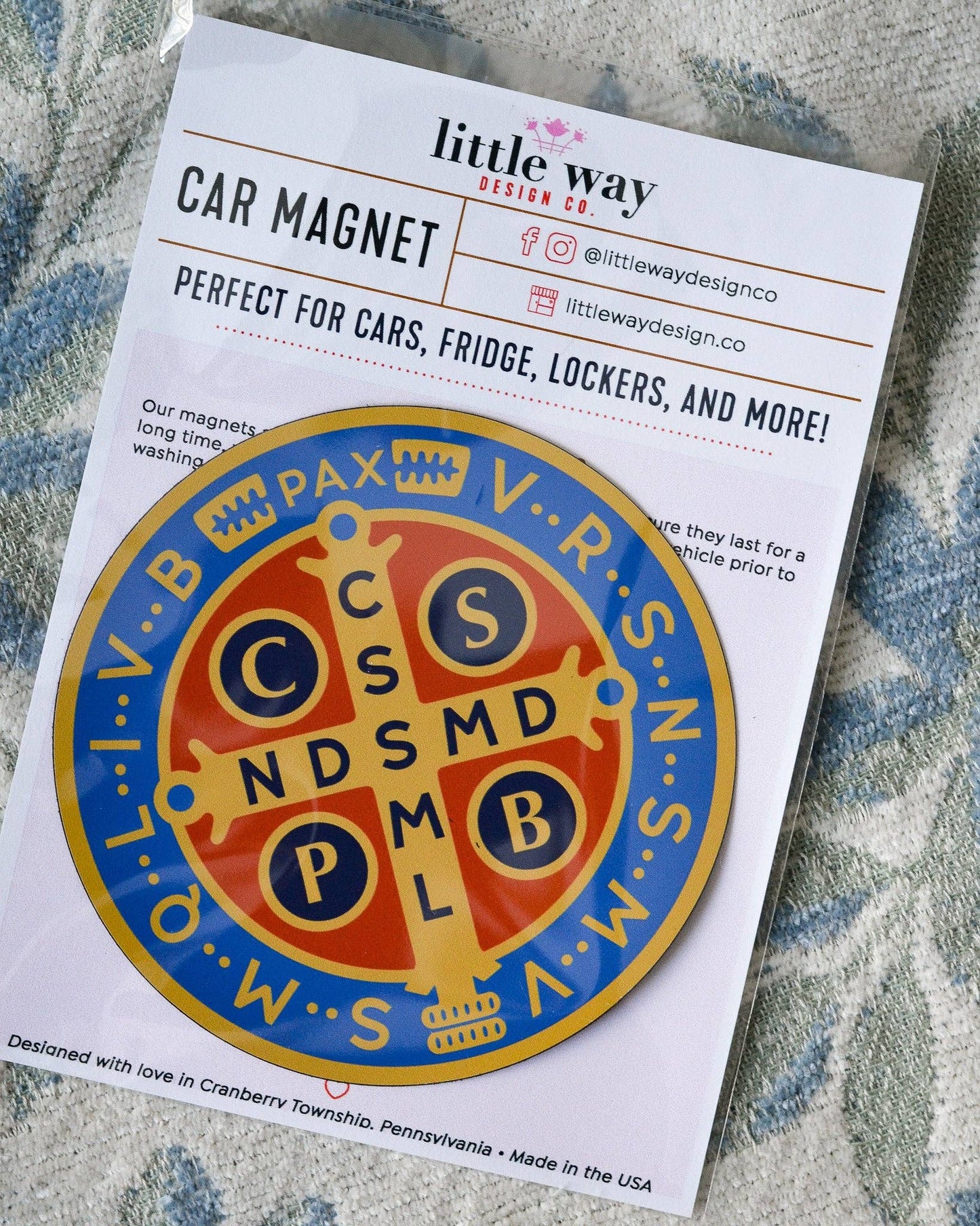 St. Benedict Medal Car Magnet