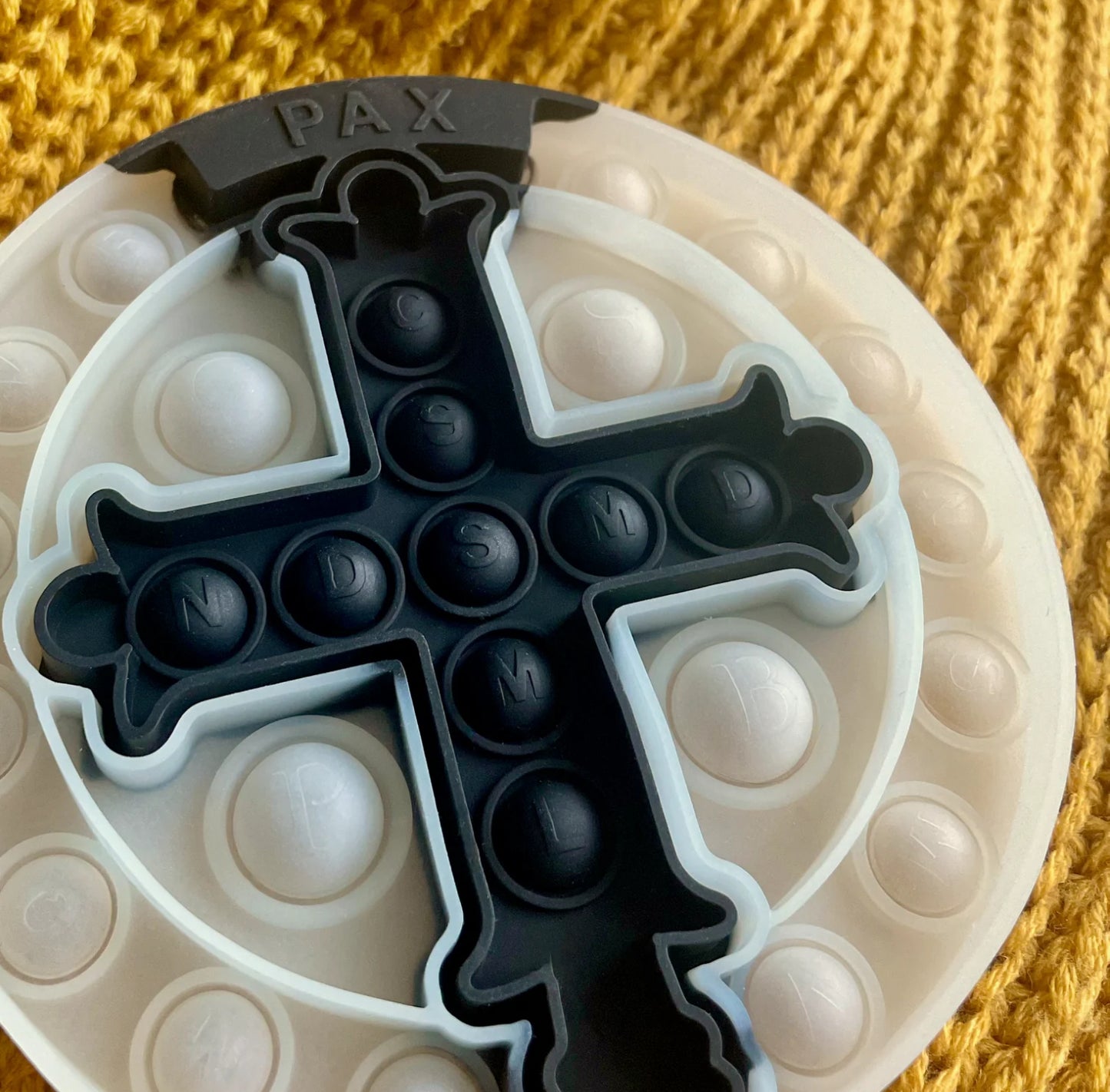 Glow-in-the-Dark St. Benedict Pop-It