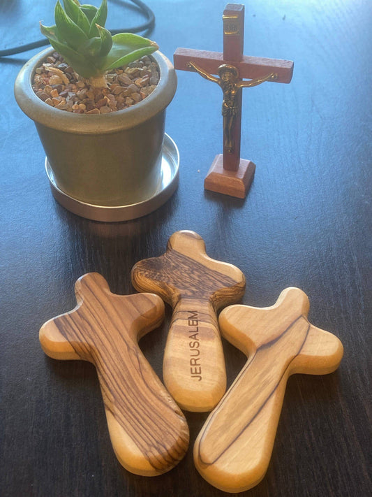 Olive Wood  -Medium Cross
