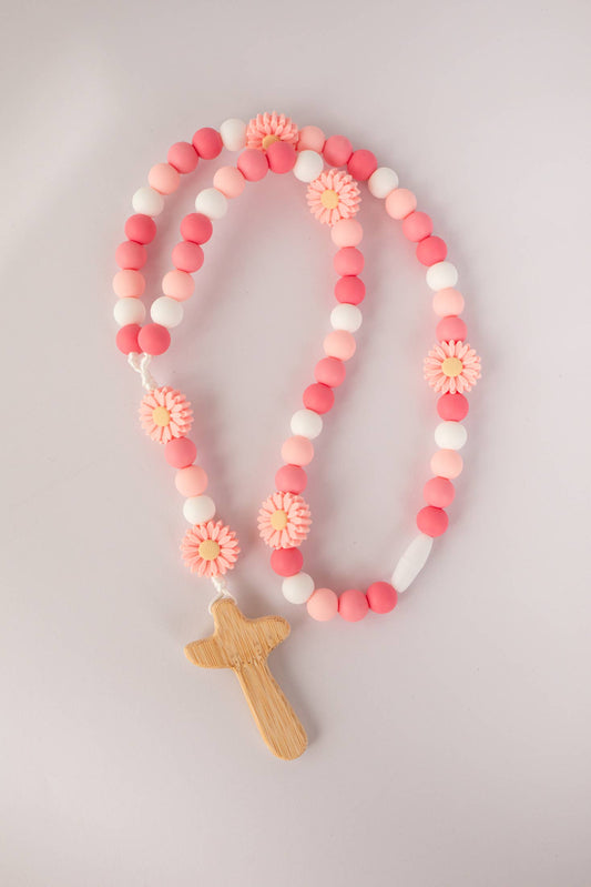 Therese Pink Baby Rosary | Baptism/Christening Gift