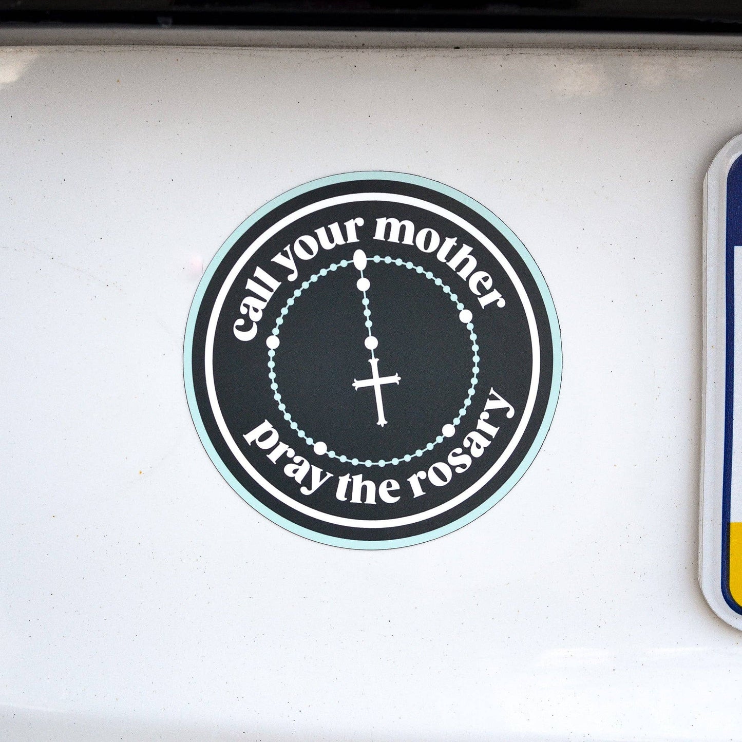 Pray the Rosary Car Magnet