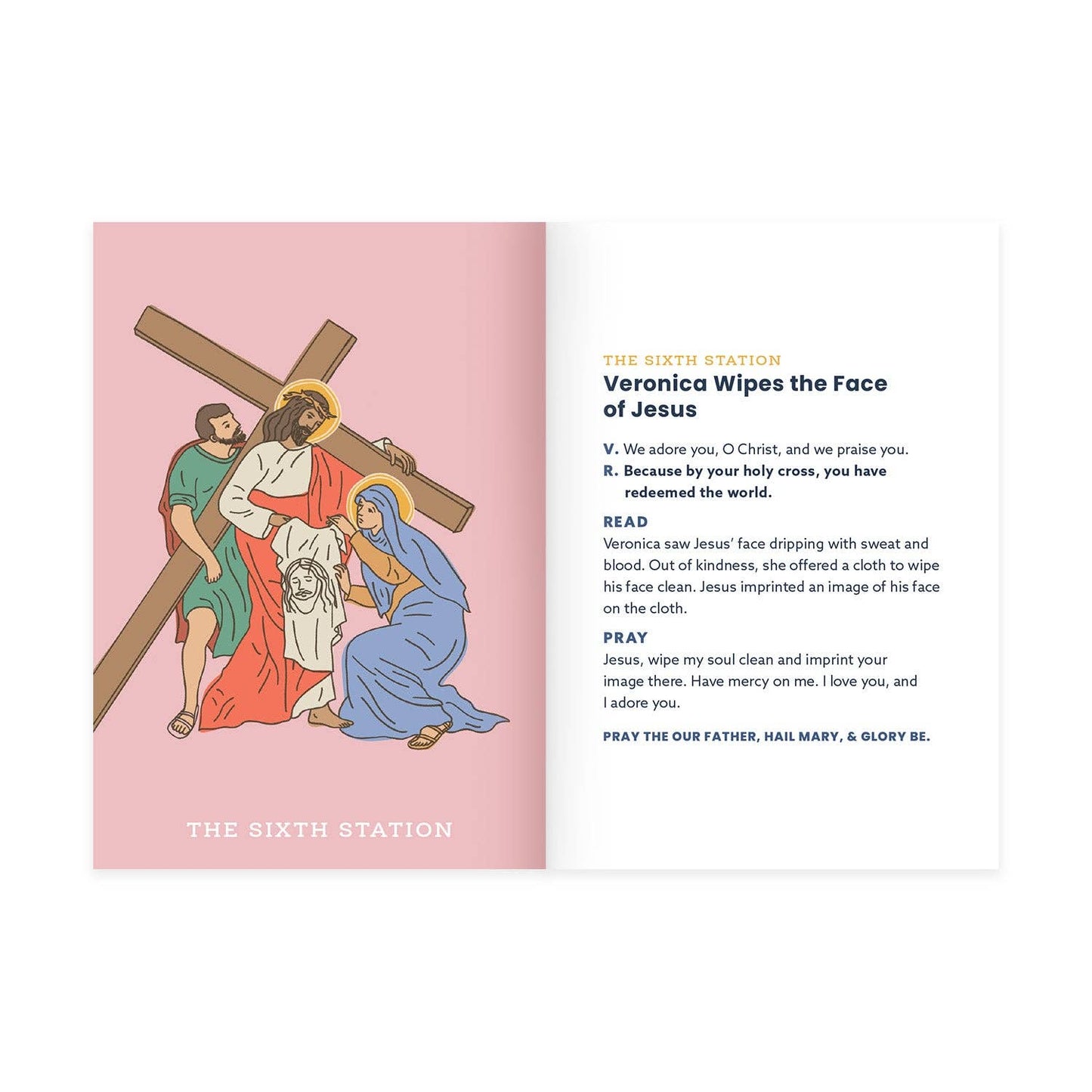 Stations of the Cross Booklet - Set of 10