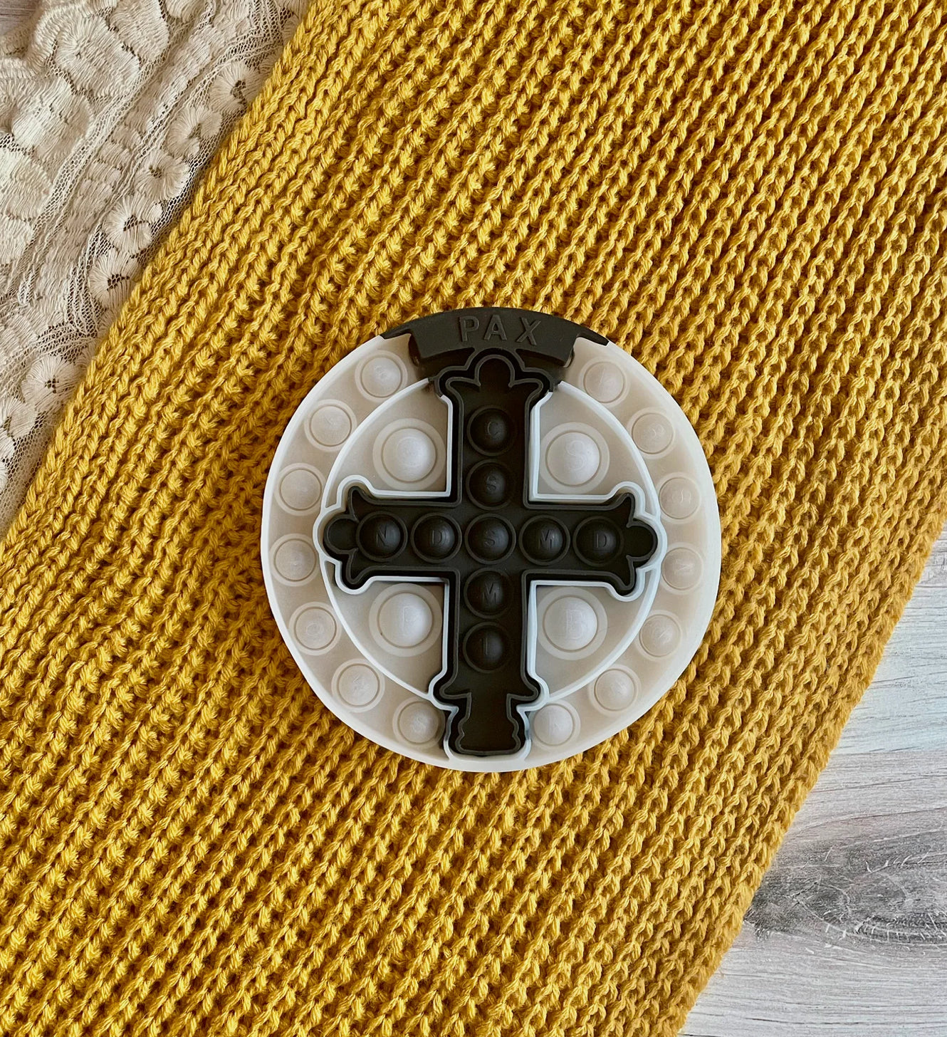 Glow-in-the-Dark St. Benedict Pop-It