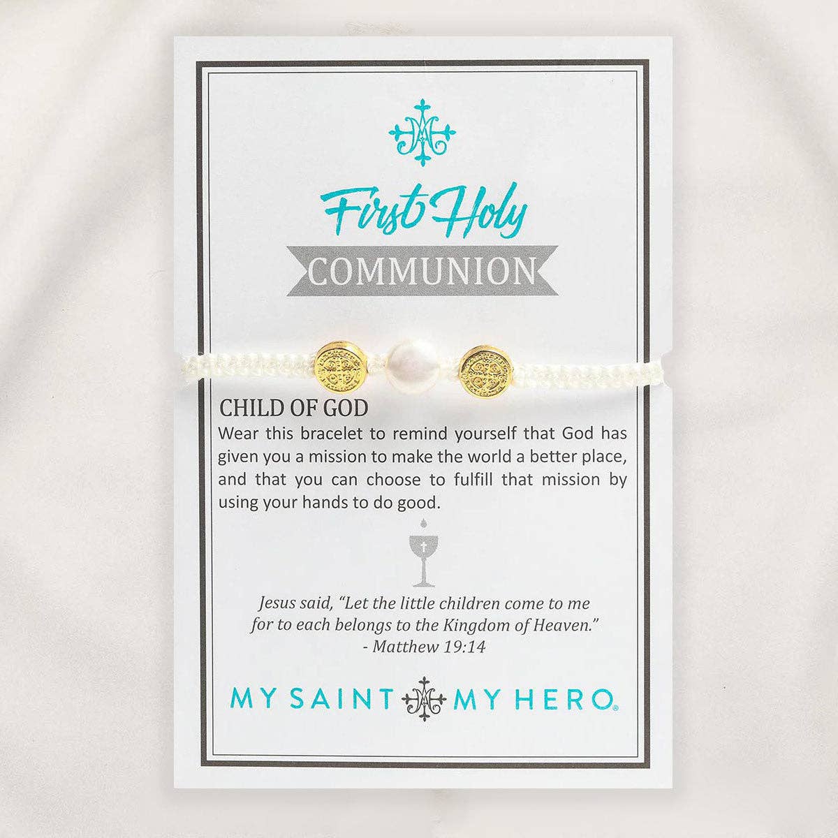 First Holy Communion Pearl Bracelet