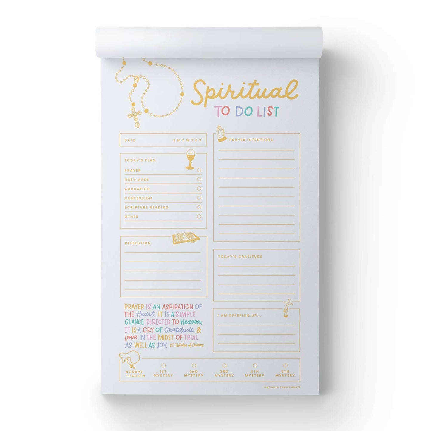 Spiritual To Do  List Notepad