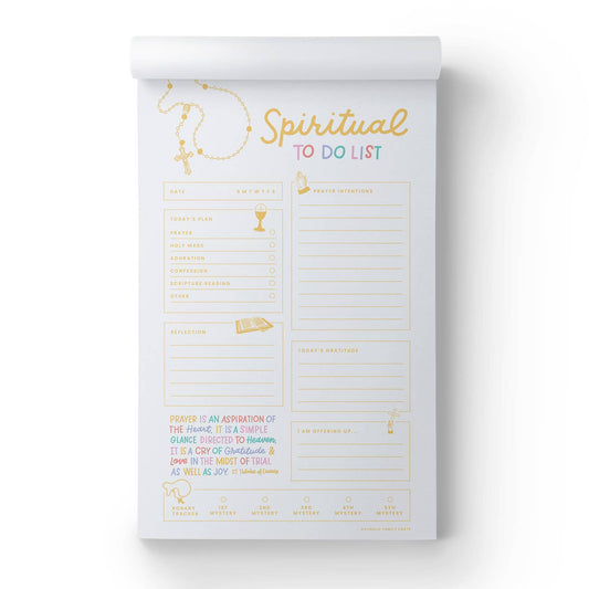 Spiritual To Do  List Notepad