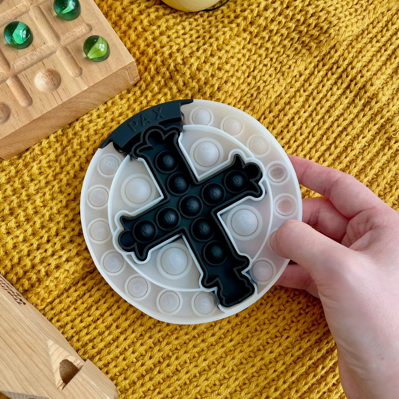 Glow-in-the-Dark St. Benedict Pop-It