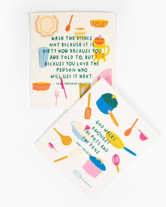 Reusable Paper Towels | Catholic Inspired Towels | Reusable: Pots & Pans