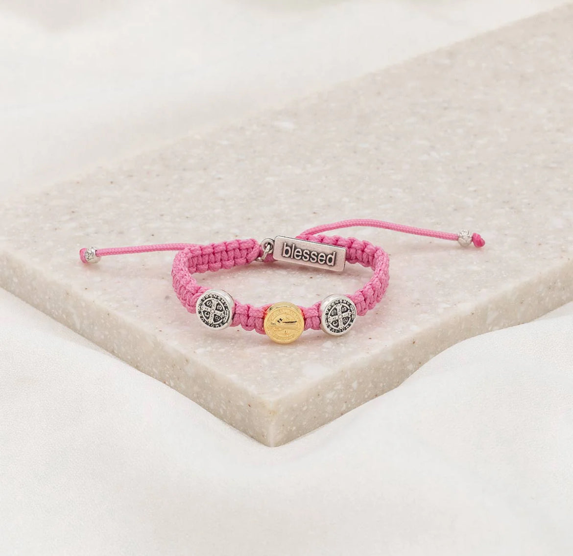 Blessing Bracelet Purple Benedictine Bracelet for Kids