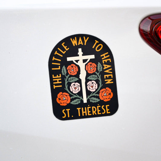 St. Thérèse Catholic Car Magnet