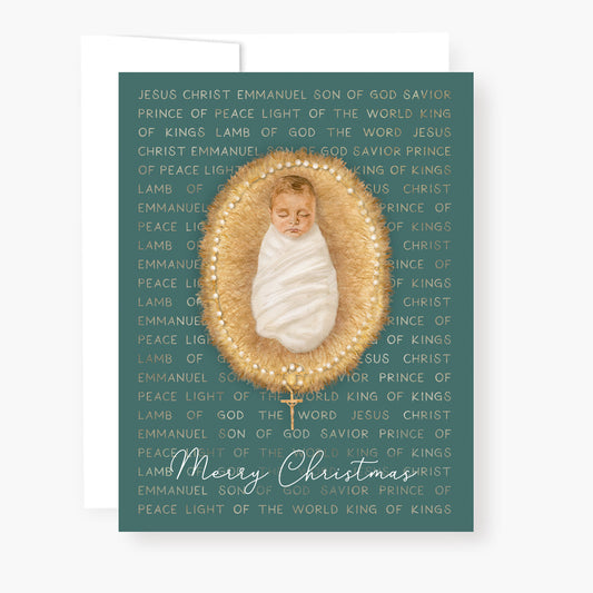 Rosary Card | Titles of Jesus | Christmas