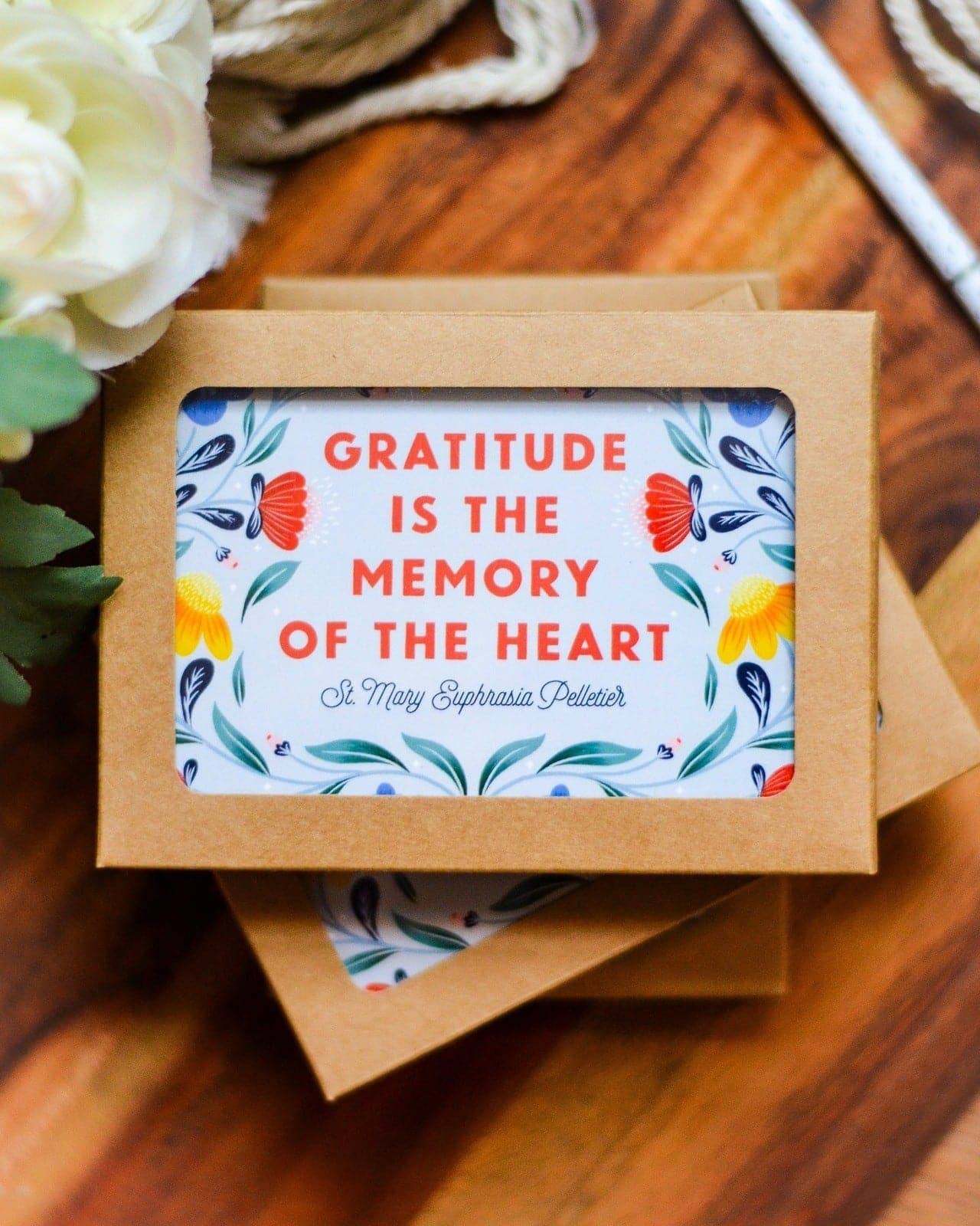 Catholic Thank You Cards: Single Card