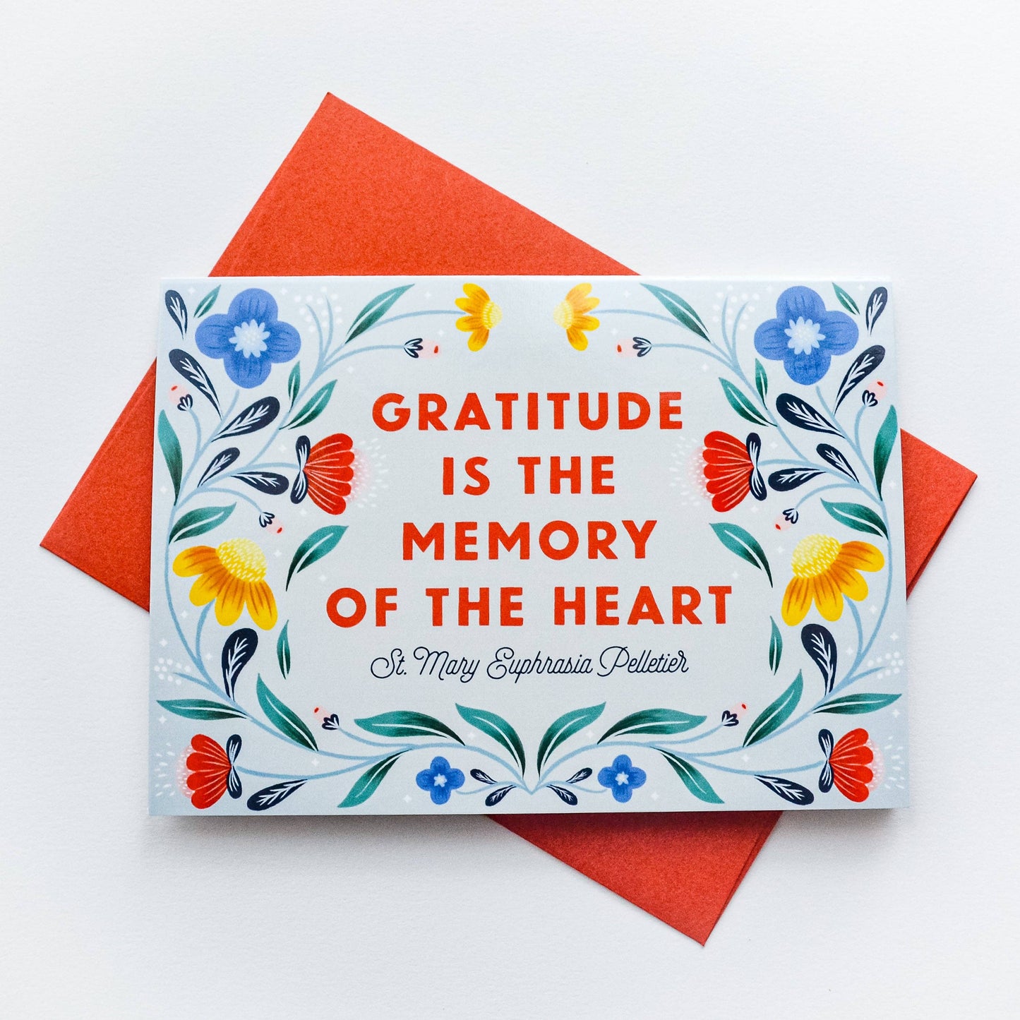 Catholic Thank You Cards: Single Card