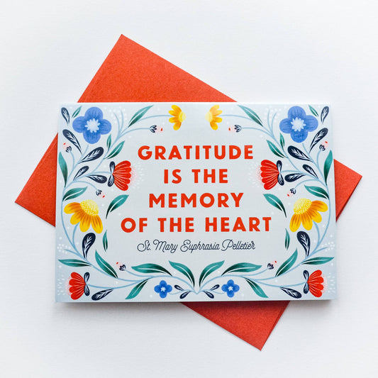 Catholic Thank You Cards: Single Card