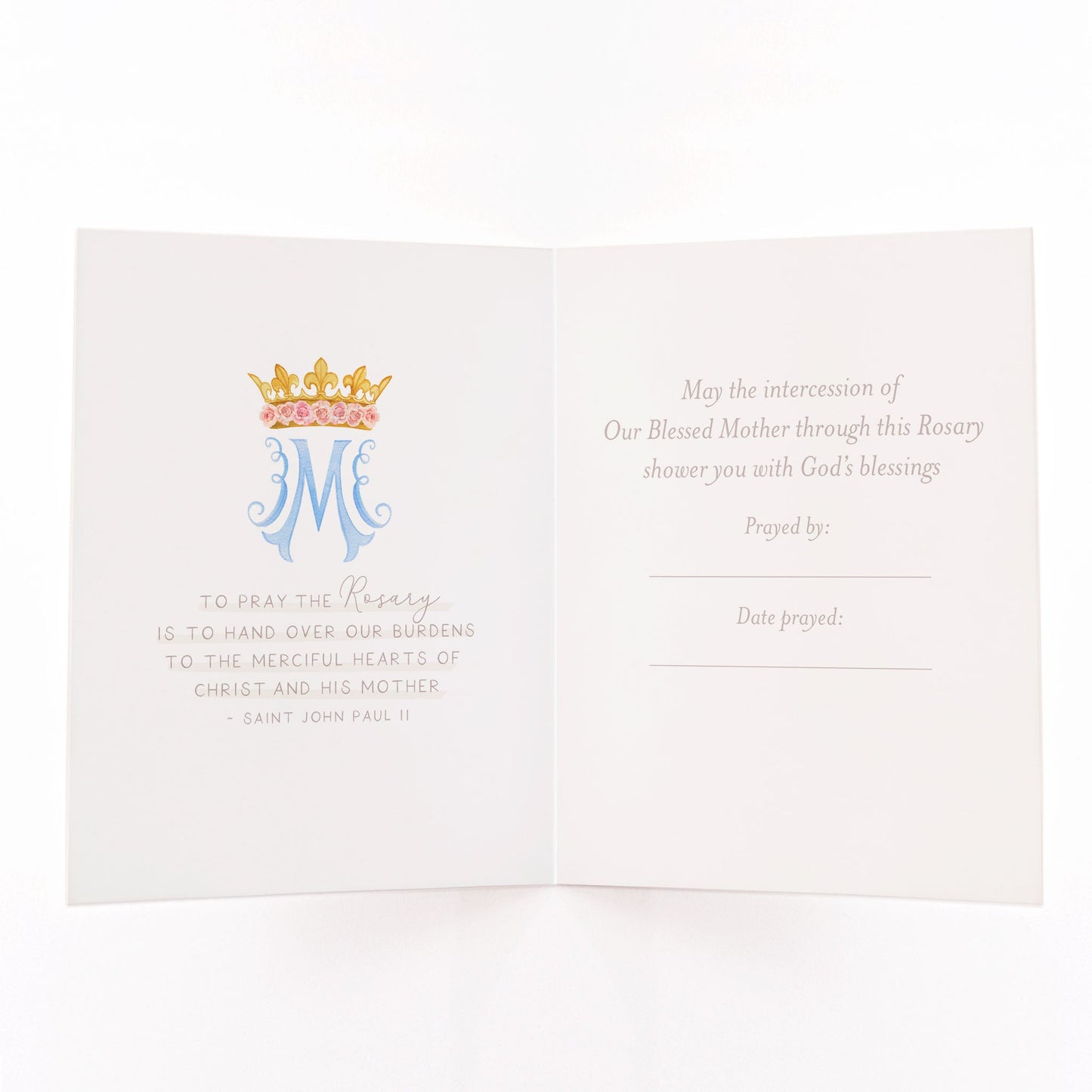 Rosary Card | Mixed Set | Bouquet | 4 Pack