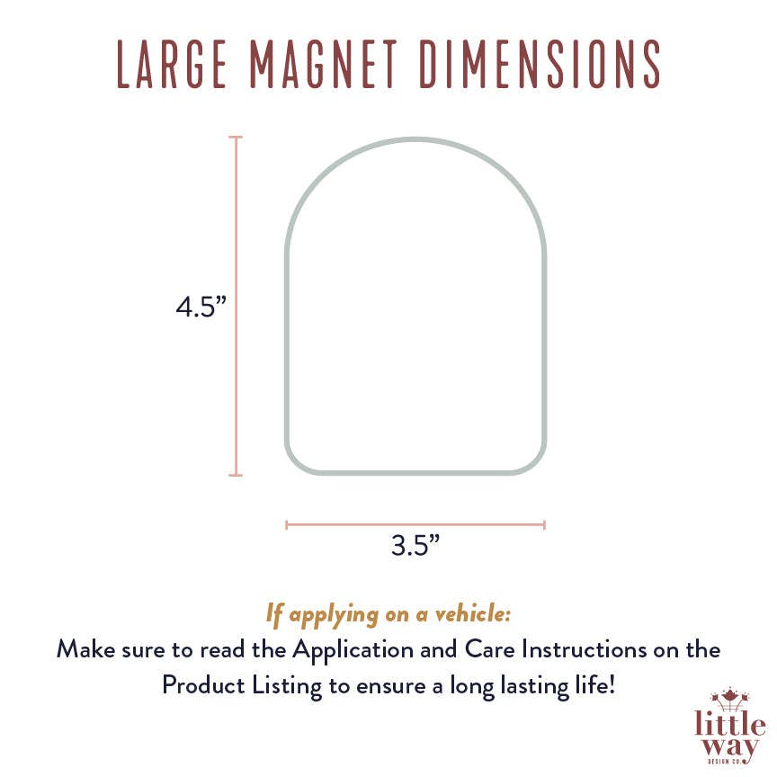 St. Thérèse Catholic Car Magnet