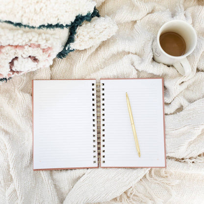 Linen Journal | Rose (Spiral)