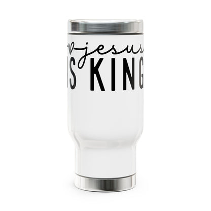 Jesus is King Travel Mug