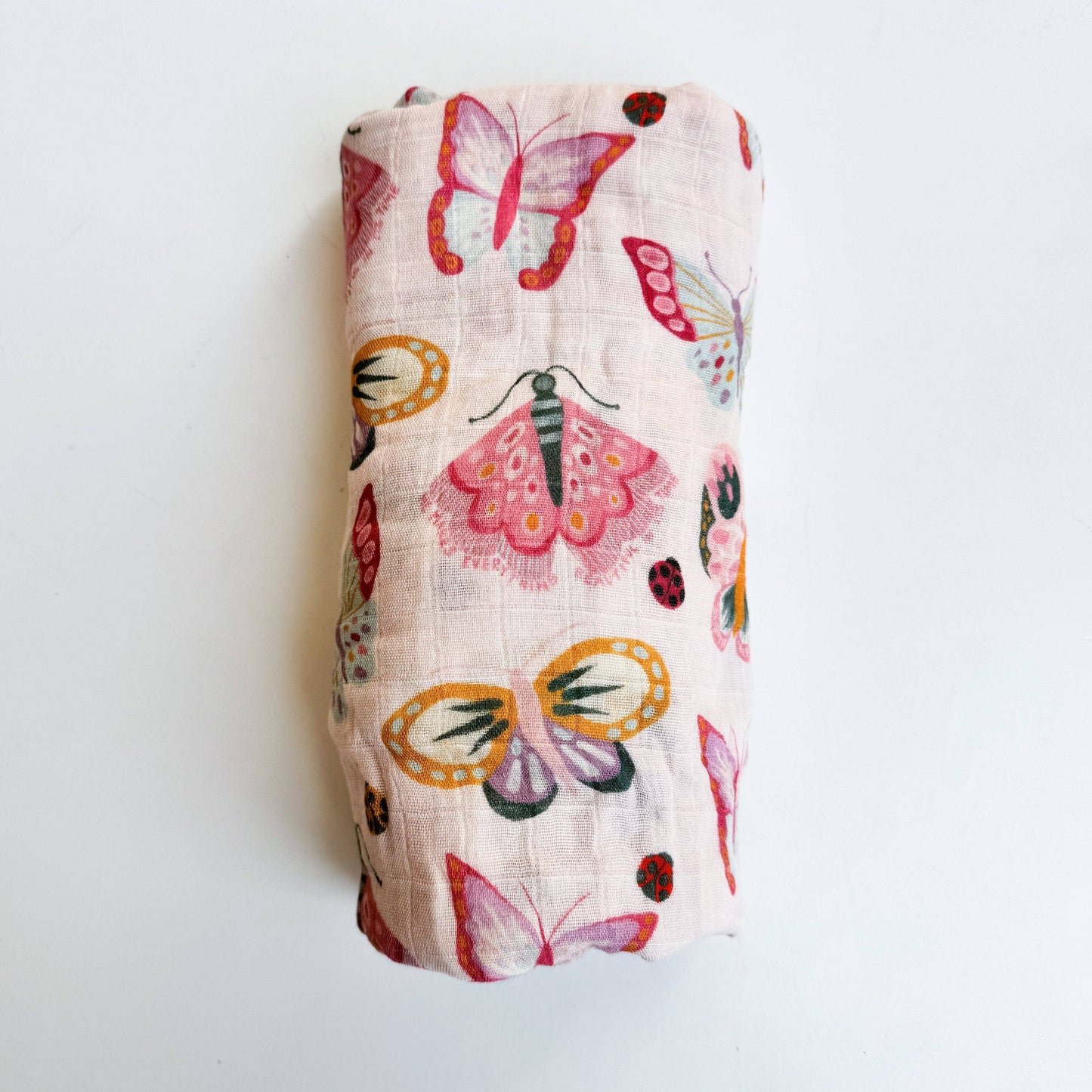 Ecclesiastes 3:11 Butterfly Catholic Baby Muslin Blanket Swaddle