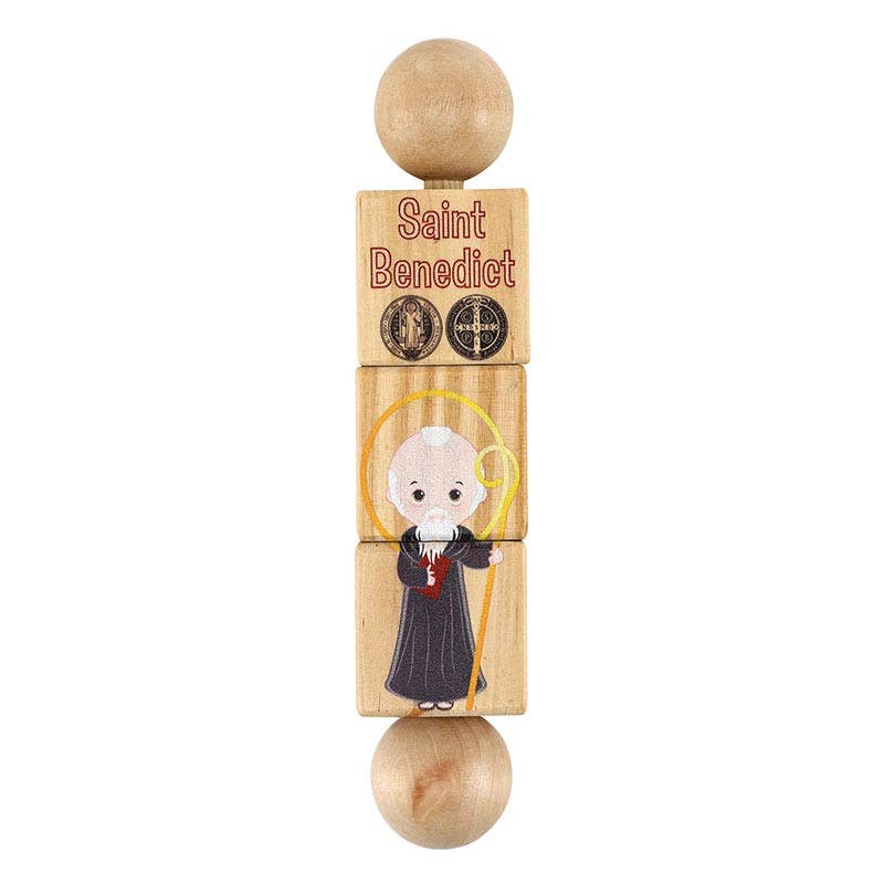 Mighty Men Saints Rotating Puzzle: 6.5" L x 1.5" W