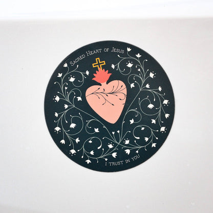 Sacred Heart Catholic Car Magnet