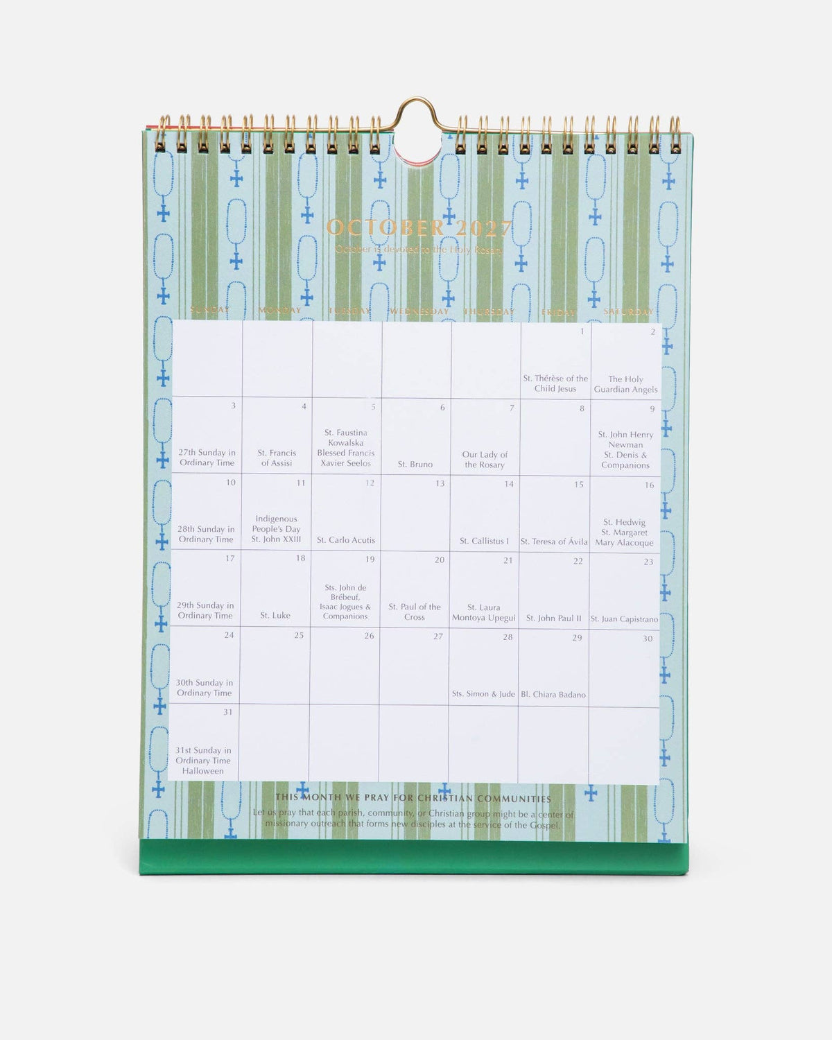 2027 Liturgical Calendar: Wall & Desk