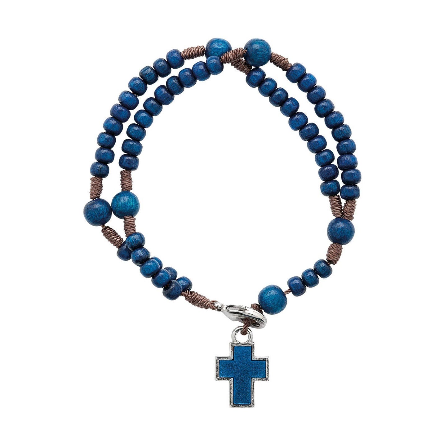 Blue Bracelet Rosary for Kids