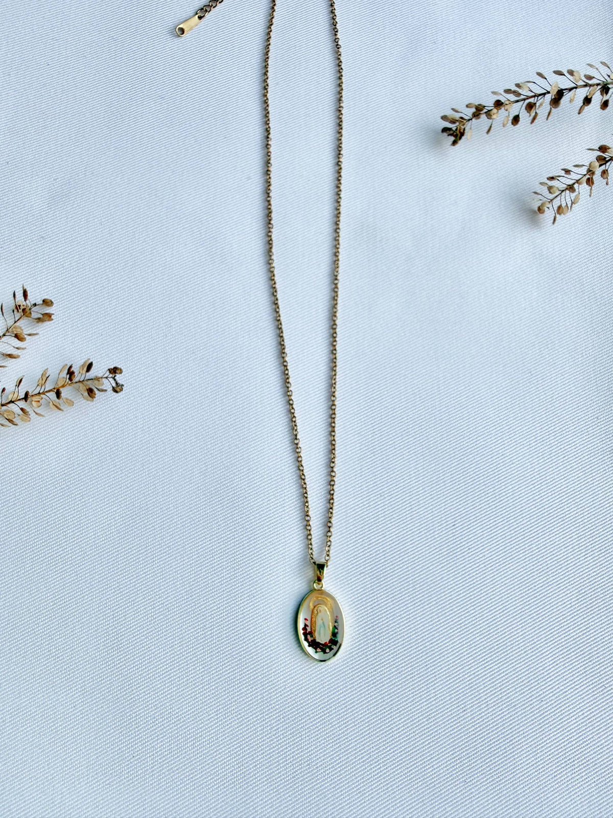 Dainty Our Lady of Lourdes Necklace