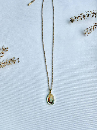Dainty Our Lady of Lourdes Necklace