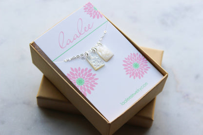 Silver Scapular Necklace Scapular Jewelry Religious Necklace