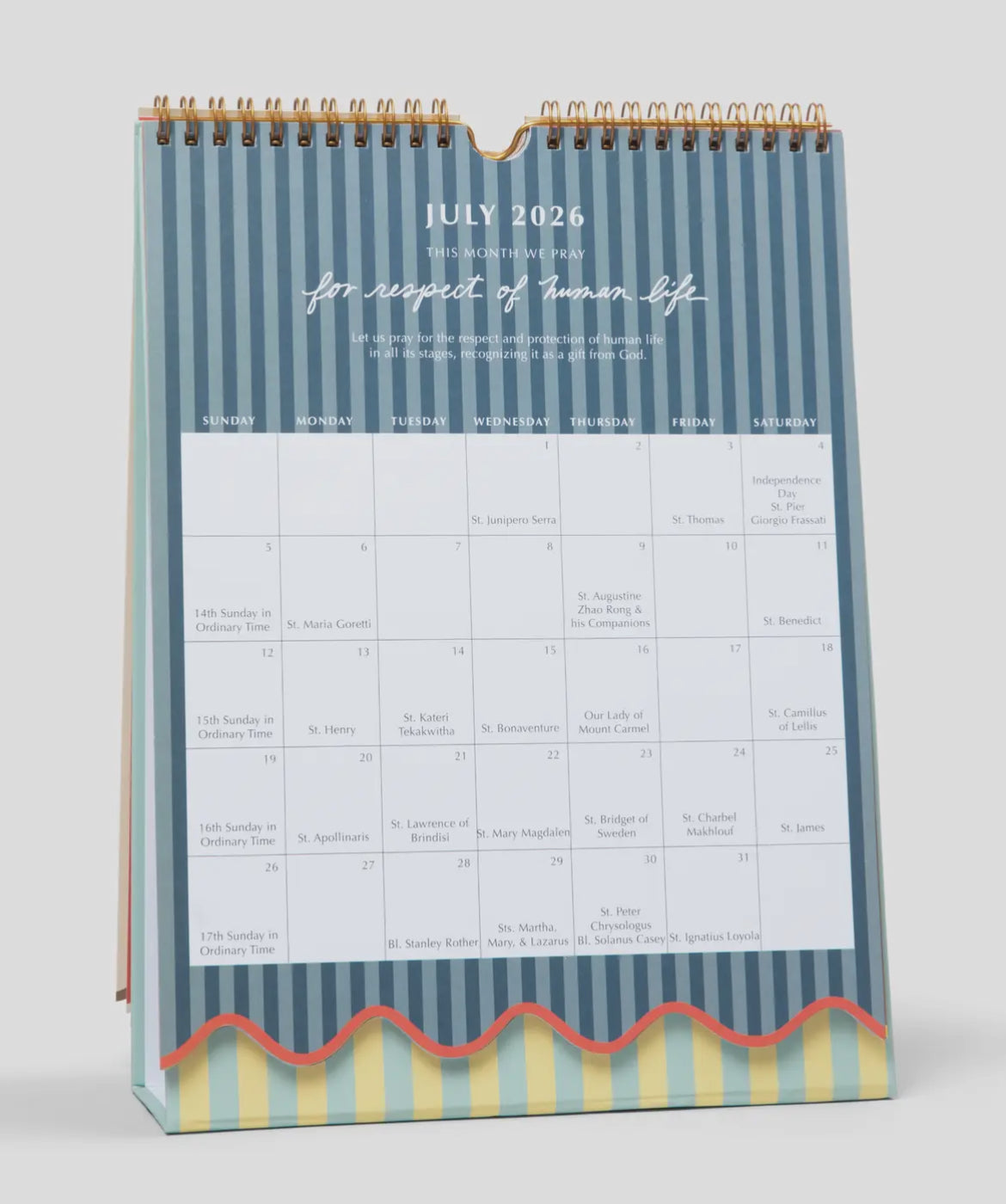 2026 Liturgical Catholic Calendar: Wall Calendar