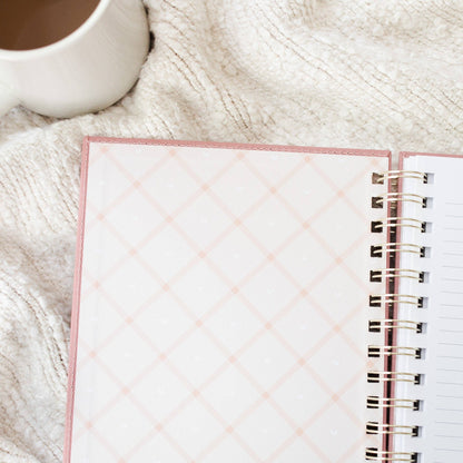 Linen Journal | Rose (Spiral)