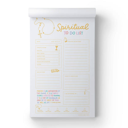 Spiritual To Do  List Notepad