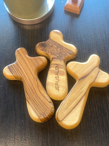 Olive Wood  -Medium Cross
