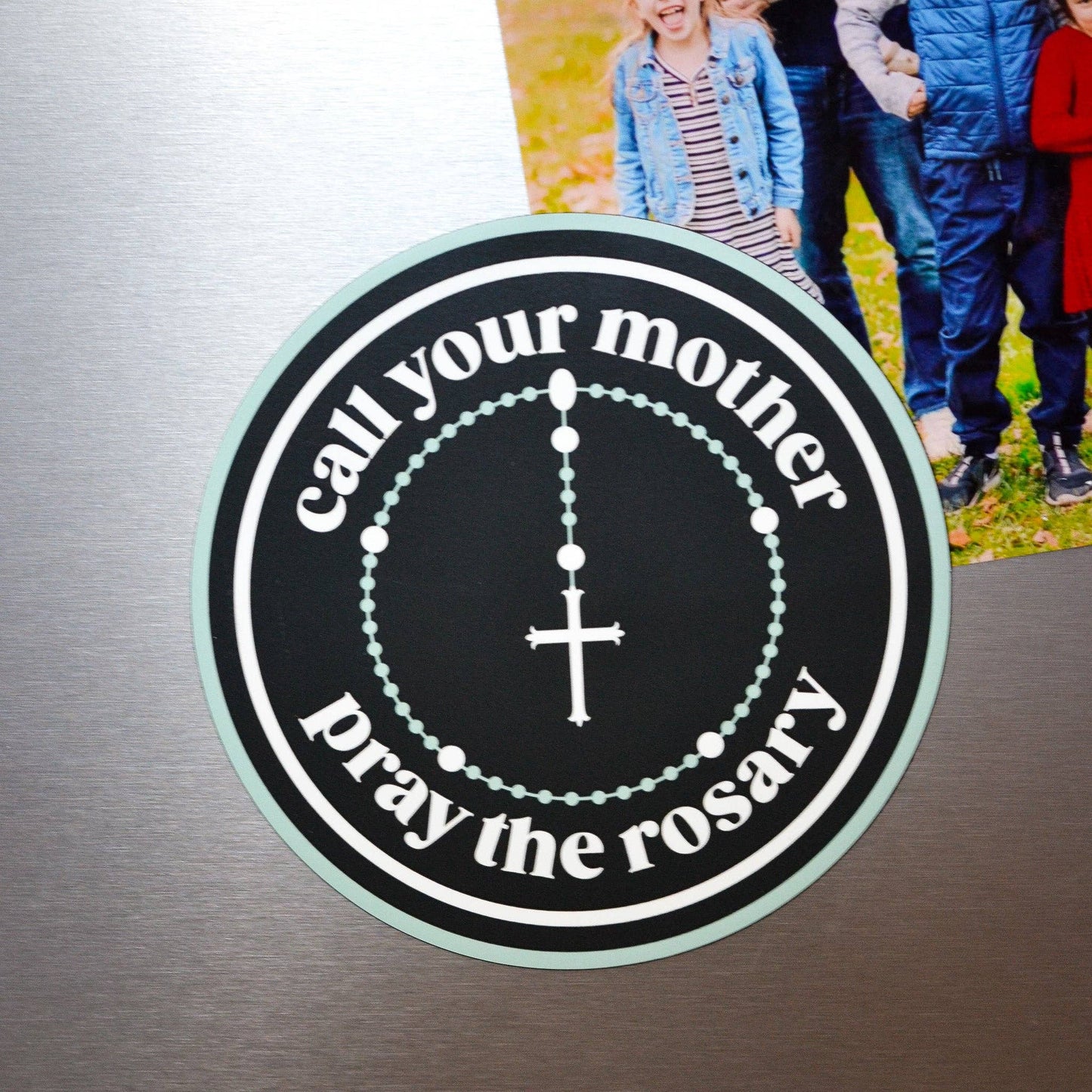 Pray the Rosary Car Magnet