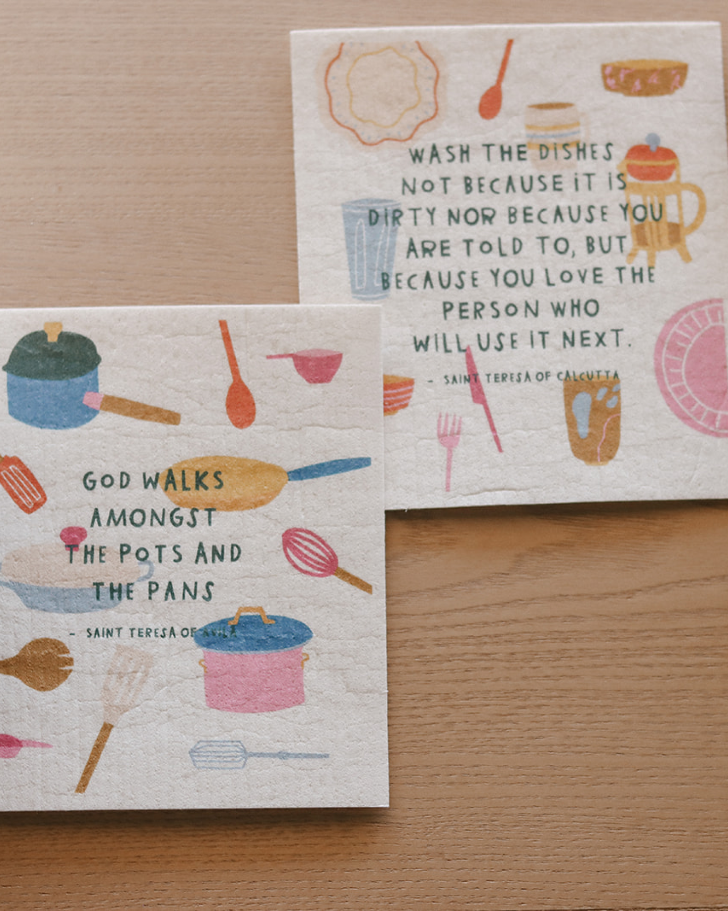 Reusable Paper Towels | Catholic Inspired Towels | Reusable: Pots & Pans