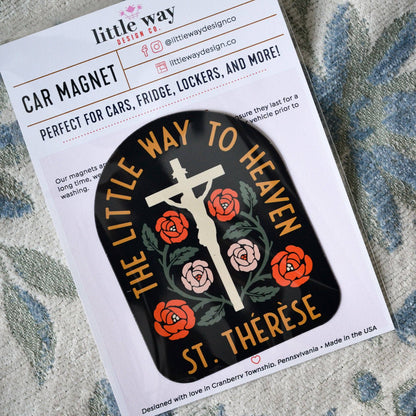 St. Thérèse Catholic Car Magnet