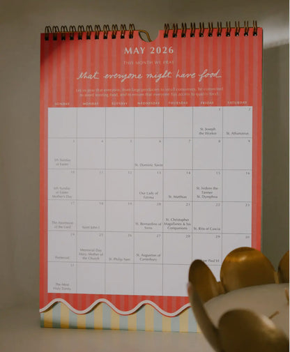 2026 Liturgical Catholic Calendar: Wall Calendar