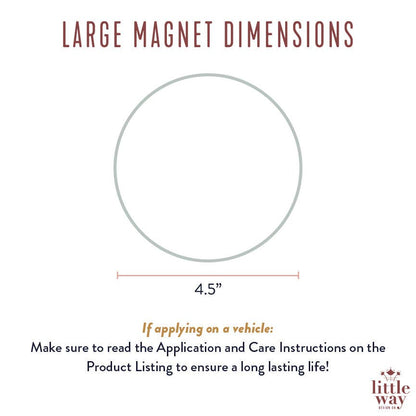 Pray the Rosary Car Magnet