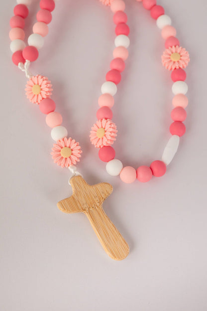 Therese Pink Baby Rosary | Baptism/Christening Gift