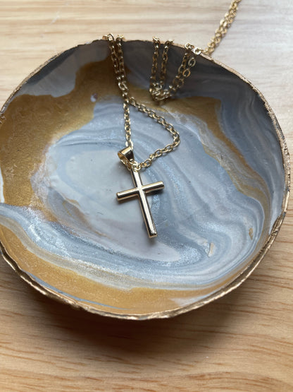Gold Cross Necklace