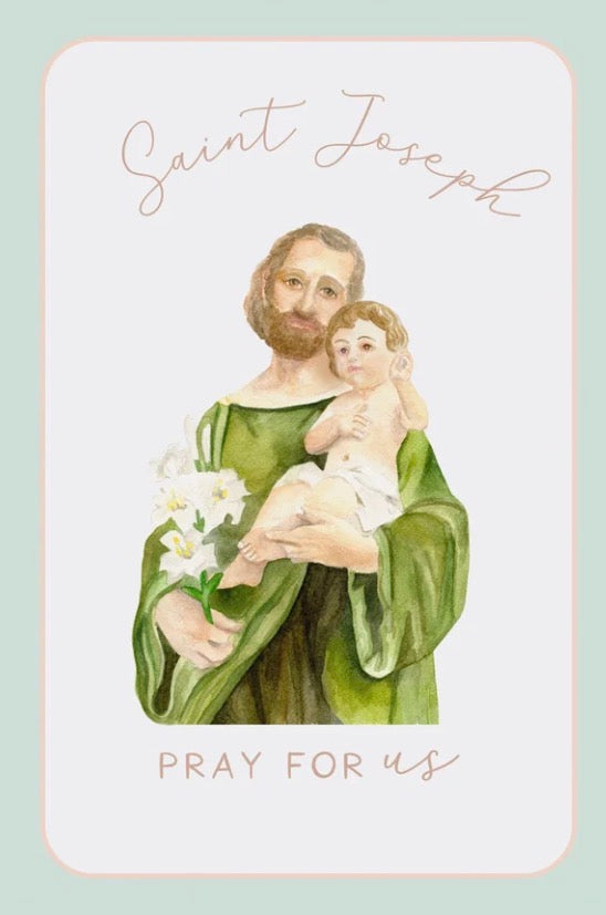 St. Joseph Prayer Card