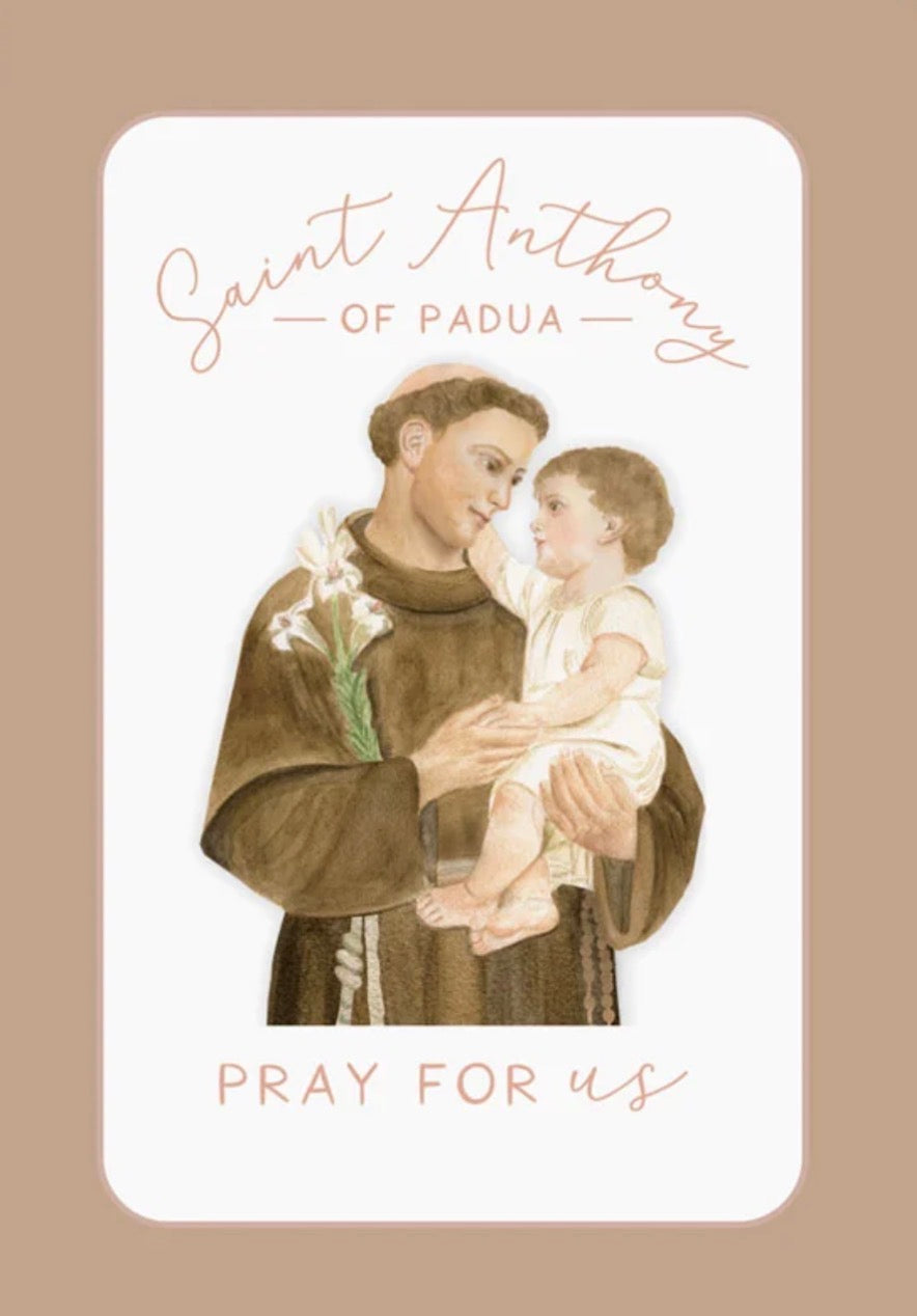 St. Anthony Prayer Card