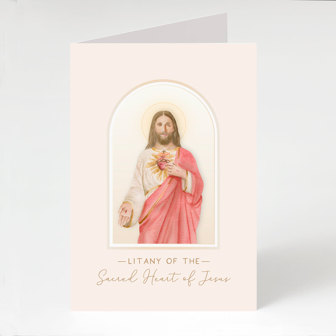 Litany of the Sacred Heart of Jesus | Beige