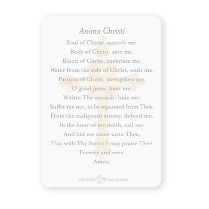 Anima Christi Prayer Card