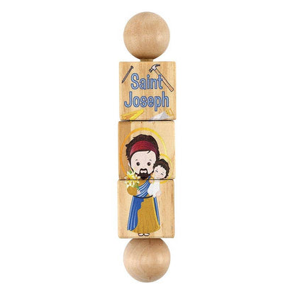 Mighty Men Saints Rotating Puzzle: 6.5" L x 1.5" W