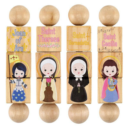 Wondrous Women Saints Rotating Puzzle: 6.5" L x 1.5" W