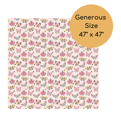 Ecclesiastes 3:11 Butterfly Catholic Baby Muslin Blanket Swaddle