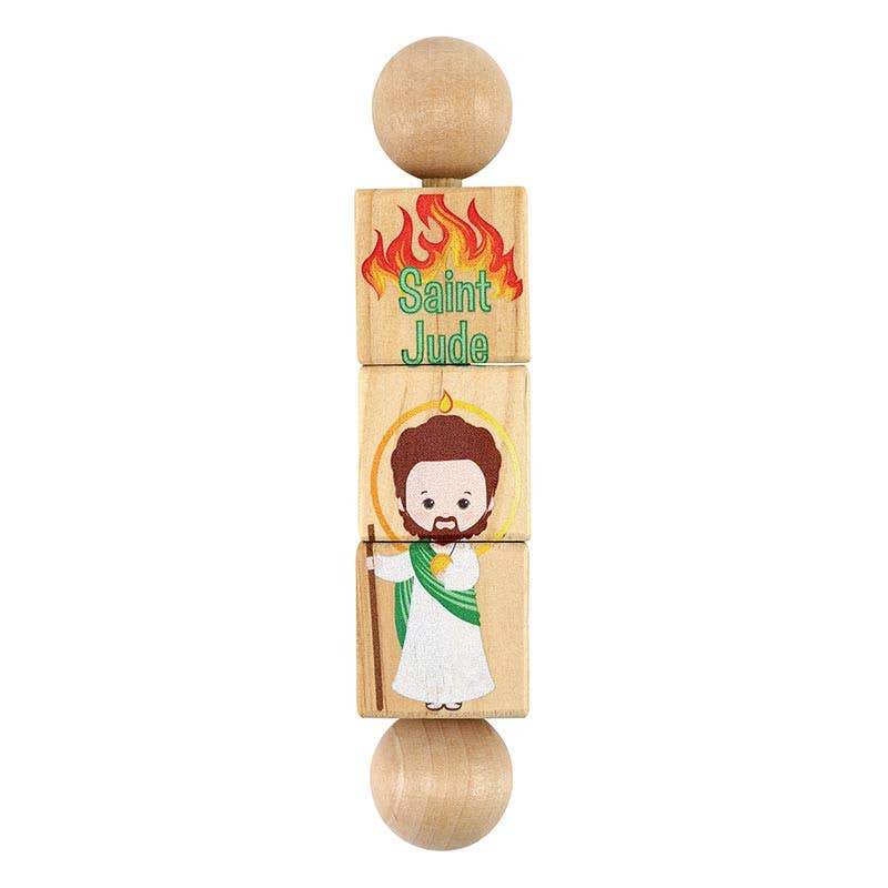 Mighty Men Saints Rotating Puzzle: 6.5" L x 1.5" W